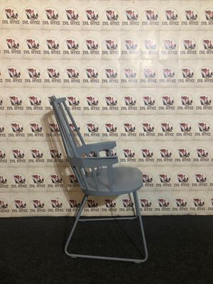 Stuhl von Kartell Comback von Patricia Urquiola mit Kufen in Blaugrau