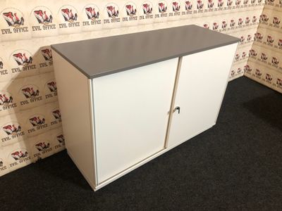 Sideboard Schiebetürschrank von Wini Winea Maxx in Weiß / Anthrazitgrau 2OH #6