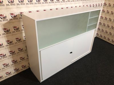Sideboard Empfang Tresen Raumträner Wini Winea Maxx Glas Weiß #9