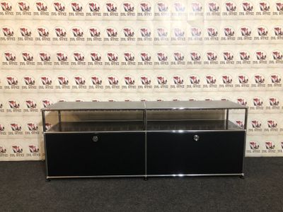 USM Haller Lowboard in Schwarz Sideboard Softclose Design