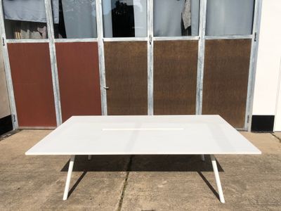 Konferenztisch Schreibtisch von New Tendency Masa Weiß 260cm
