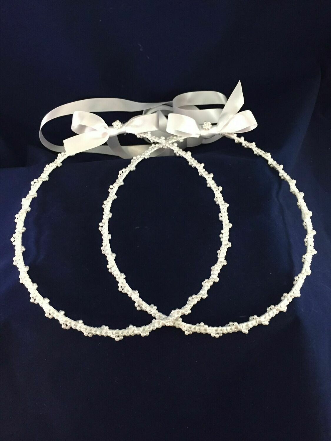 Stefana - Double-wrap pearl white or ivory