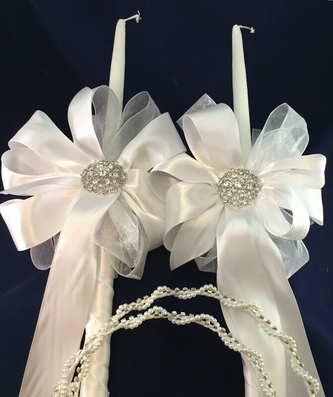 Greek Wedding - Decorated Candles