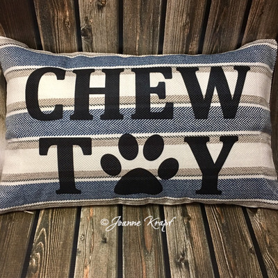 Chew Toy Lumbar Pillow - 12" x 20"