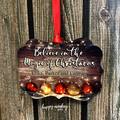 Believe in the Magic Ornament - Free Shipping