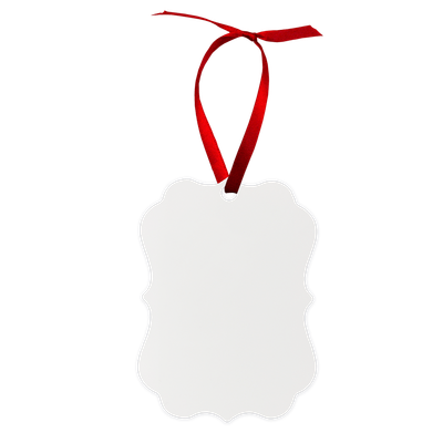 Benelux Portrait Unisub 2-Sided White Aluminum Ornament