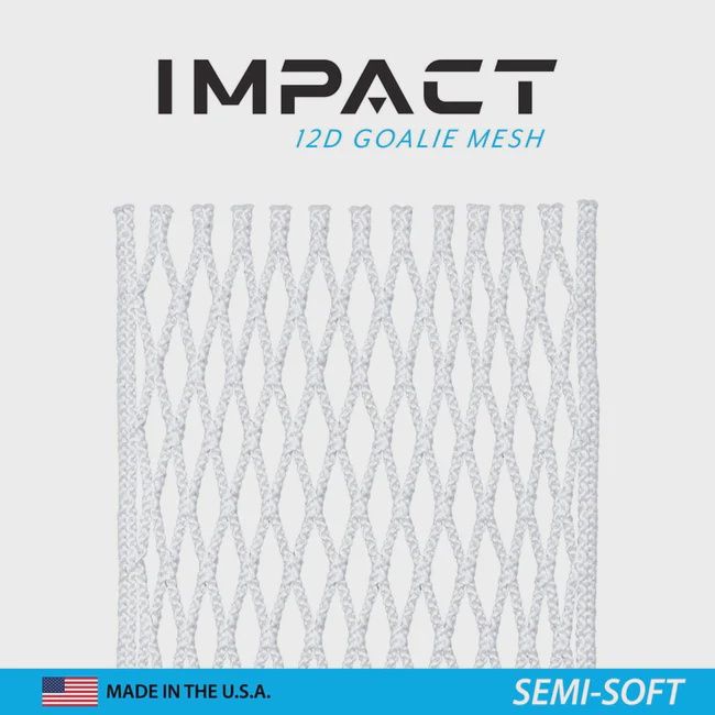 ECD Impact Goalie Mesh Semi-Soft ECD Impact Goalie Mesh Semi-Soft, Colour: White