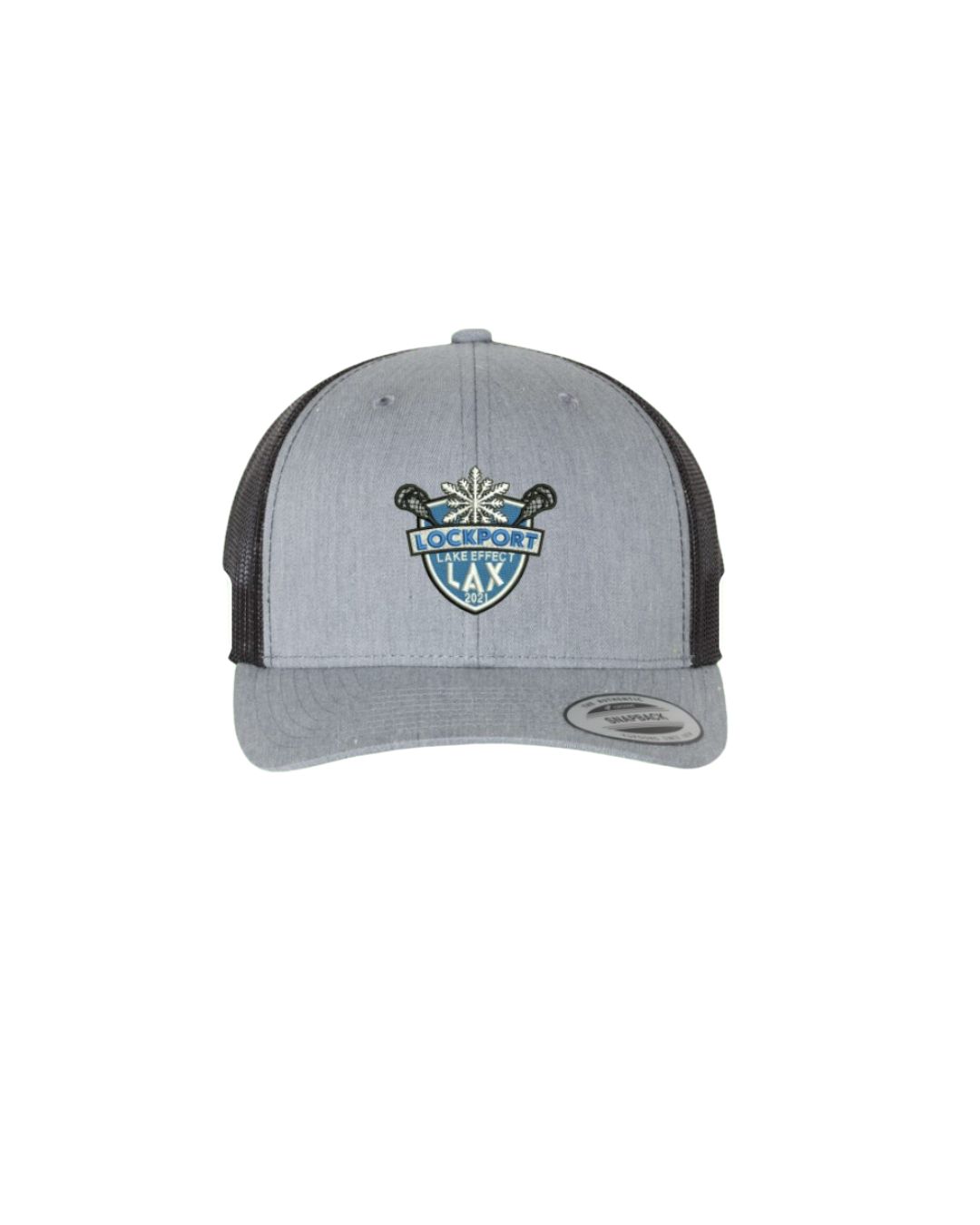 Lockport Lacrosse Association Baseball Cap, Colour: Gray/Black