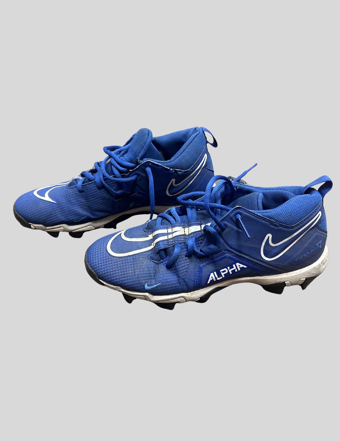 Used Nike Alpha Cleats Blue Used Nike Alpha Cleats Blue