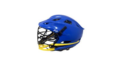 Cascade R Gently Used Helmet, Colour: Royal Blue and Athletic Gold