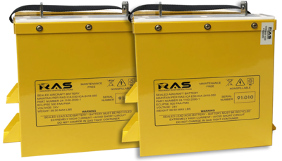 Single 34A High Capacity Battery to Dual 34 Amp-hour Battery Kit