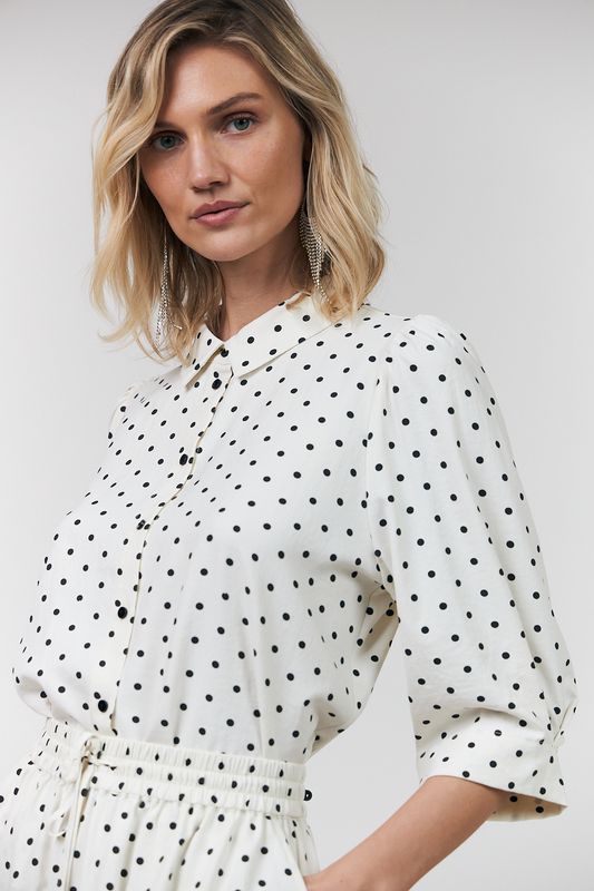 Lollys Laundry Dot Print Bono Shirt