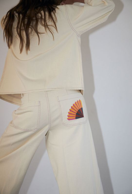 Lollys Laundry Creme Florida Pants