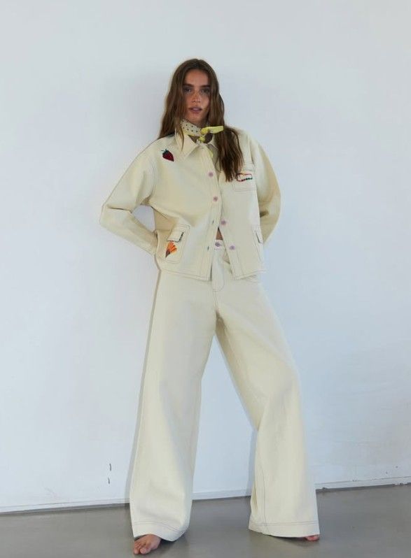 Lollys Laundry Creme Florida Pants