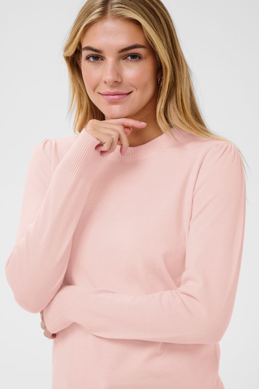 Saint Tropez Mila Long Sleeve Pullover - Chalk Pink