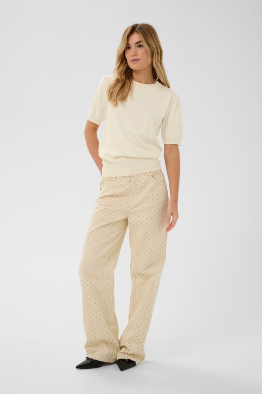 Saint Tropez Mila Short Sleeve Pullover - Seedpearl