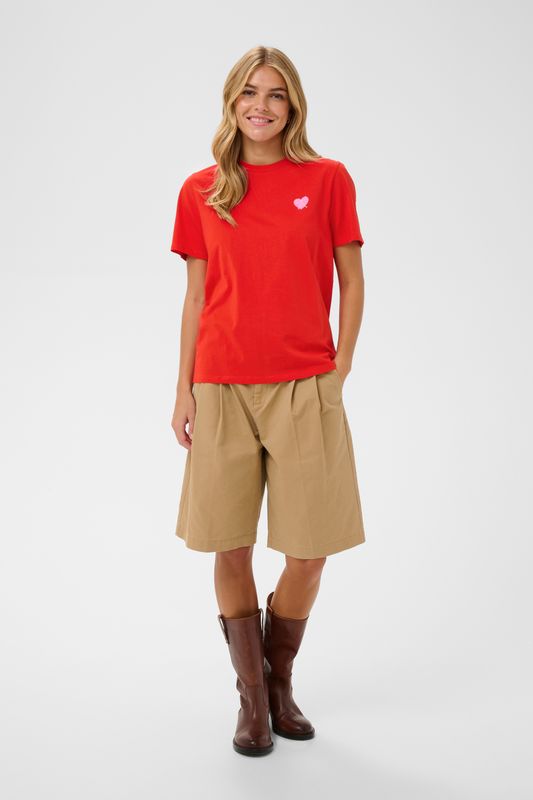 Saint Tropez Pextan T-Shirt - Fiery Red