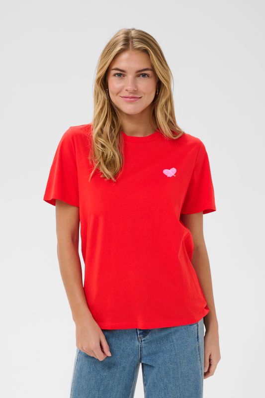 Saint Tropez Pextan T-Shirt - Fiery Red