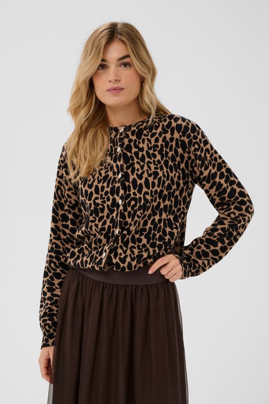 Saint Tropez Paloma Cardigan - Leopard