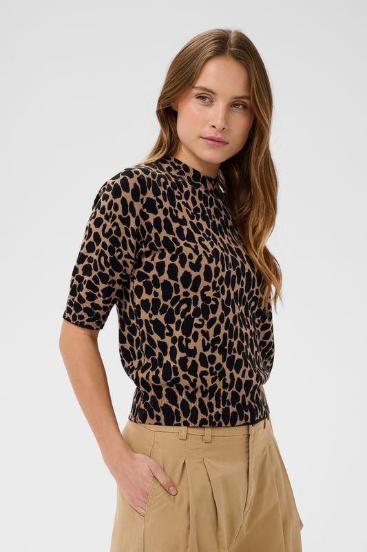 Saint Tropez Paloma Pullover - Leopard