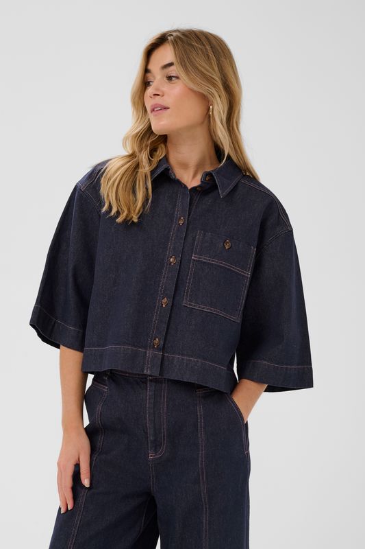Saint Tropez Posey Shirt - Blue Denim
