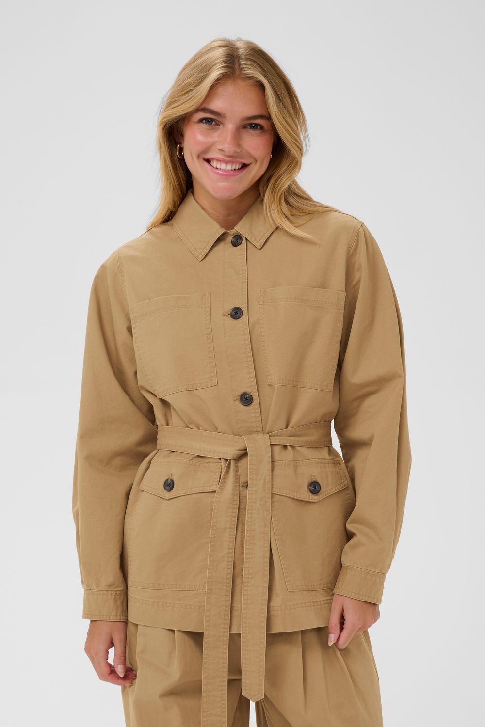 Saint Tropez Parker Jacket - Toffee