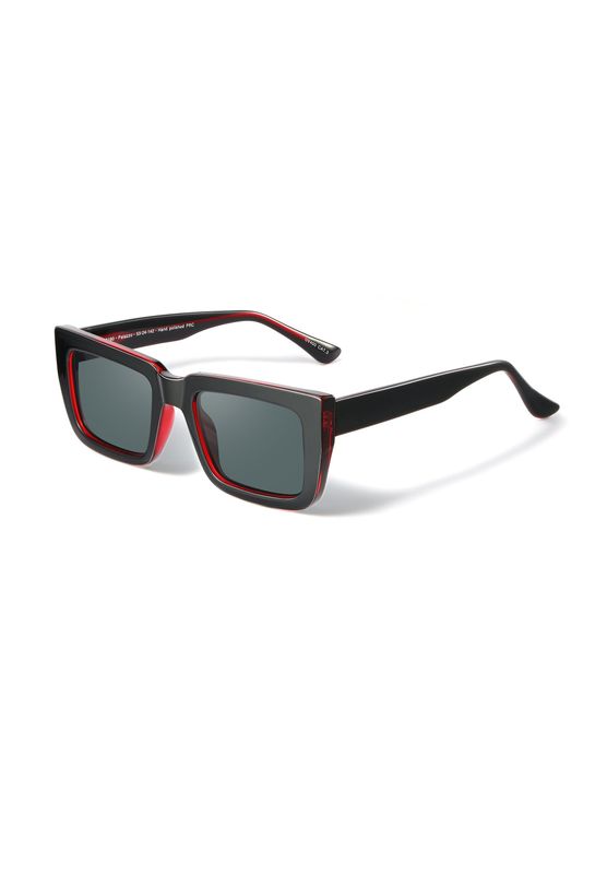 Eco Shades Palazzo - Black &amp; Red