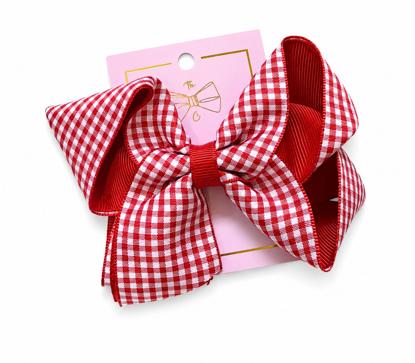 Red Gingham Bow