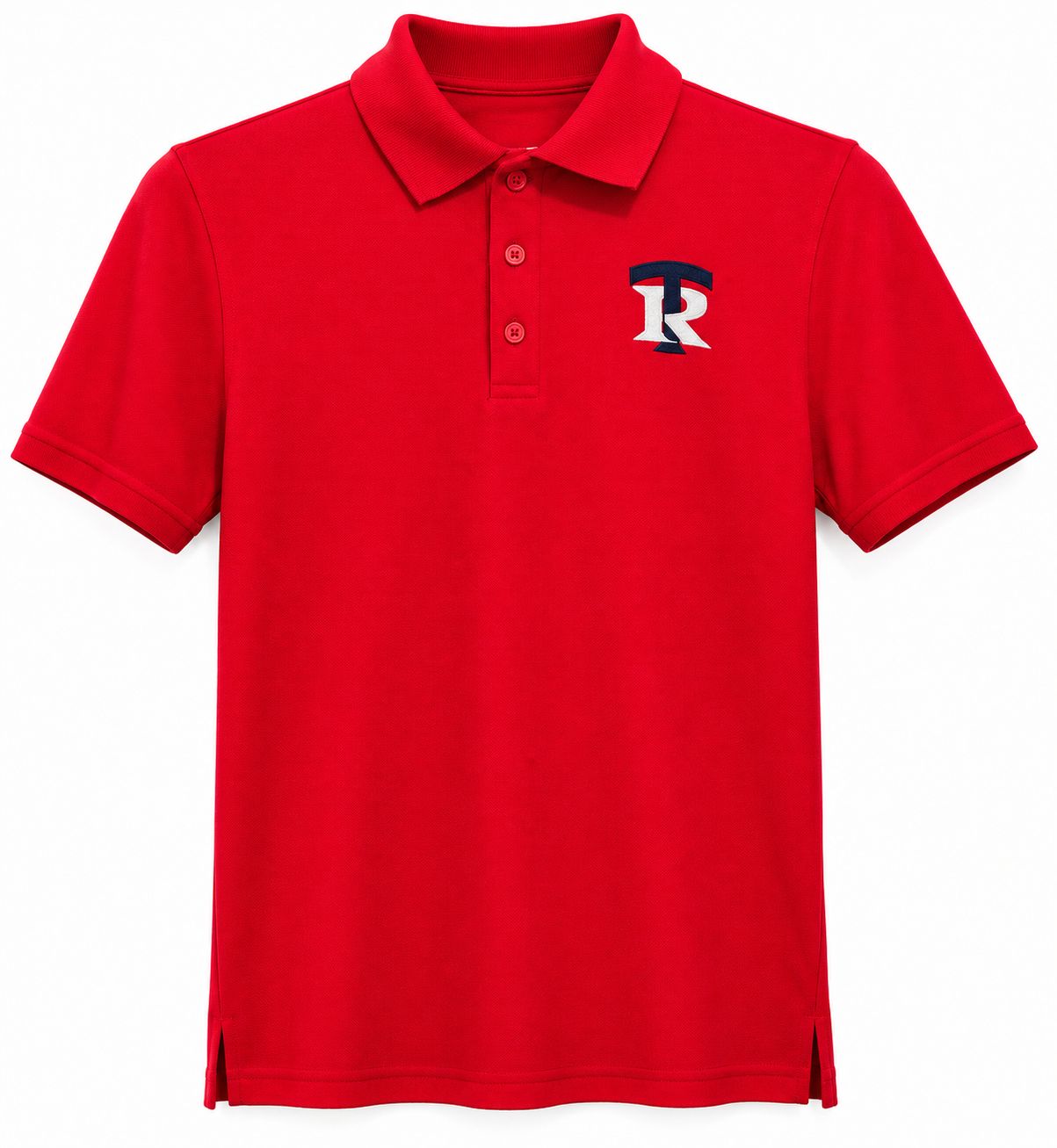 Red S/S Polo w/Logo