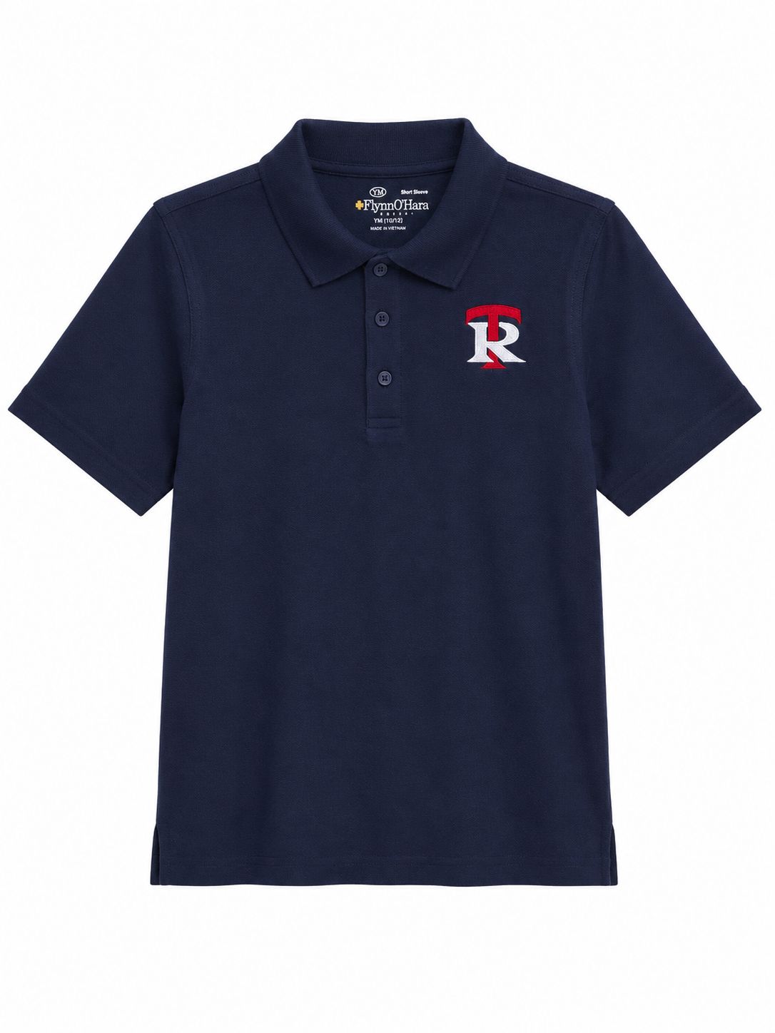Navy S/S Polo w/Logo