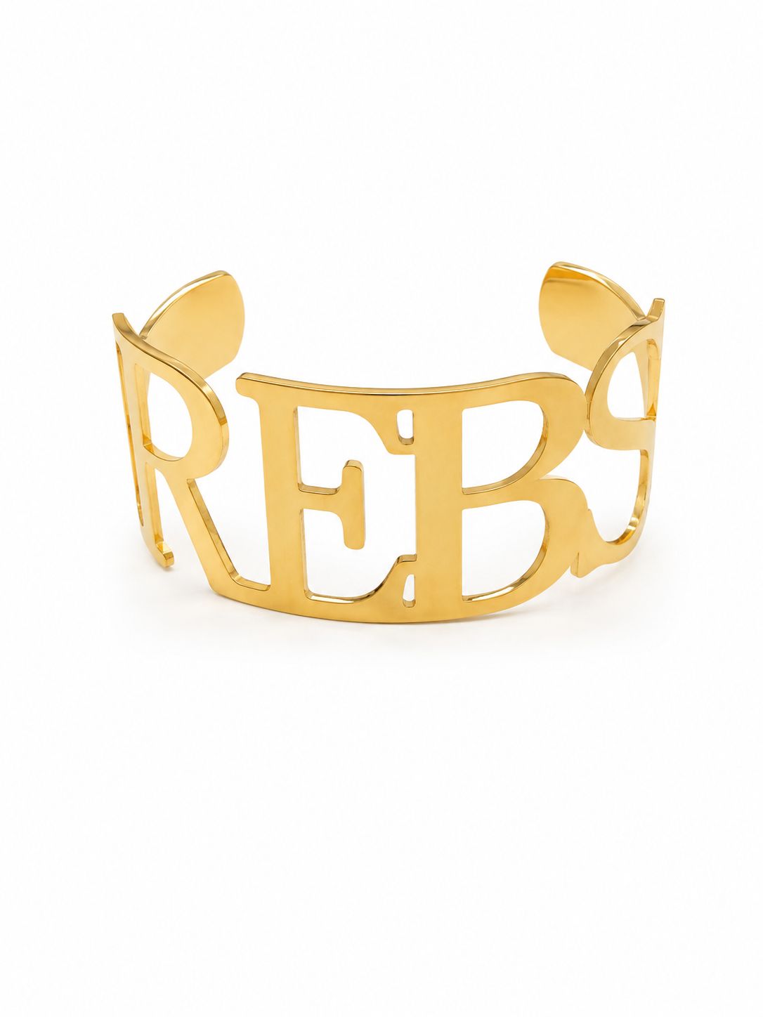 REBS Gold Cuff Bracelet