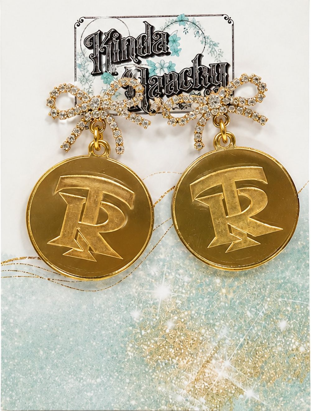 TR Earrings, Colour: GOLD