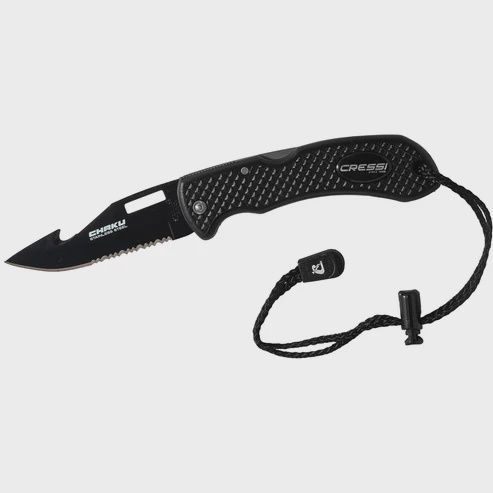 CRESSI CHAKU KNIFE, Color: BLK
