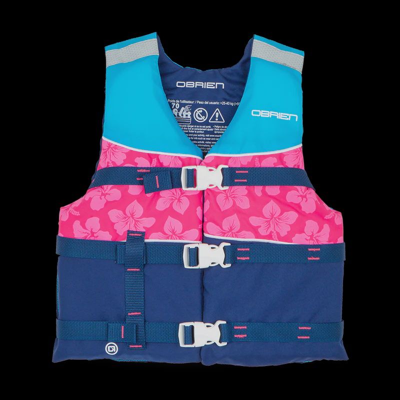 O'BRIEN Y0UTH 50-90# NY26 LIFEJACKET - COLOR:PINK;SIZE:50-90#