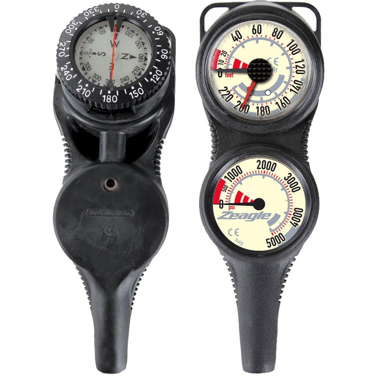 ZEAGLE CO-PILOT 3 GAUGE CONSOLE WITH COMPASS