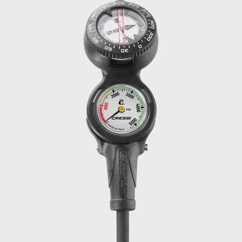 CRESSI CP2 PRESSURE GAUGE + COMPASS