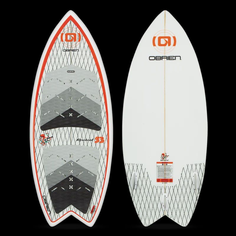 O'BRIEN 53" REVIVAL WAKESURF BOARD - WEIGHT:120-200#