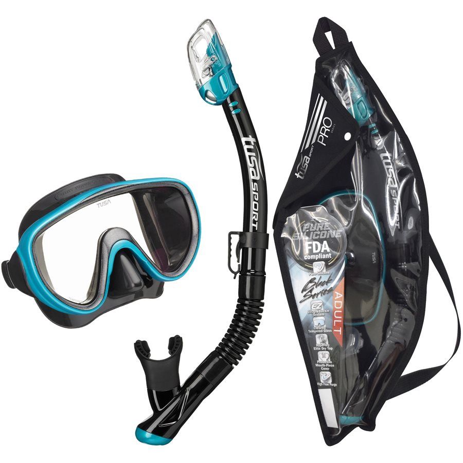 TUSA SERENE MASK/ DRY SPORT SNORKEL COMBO