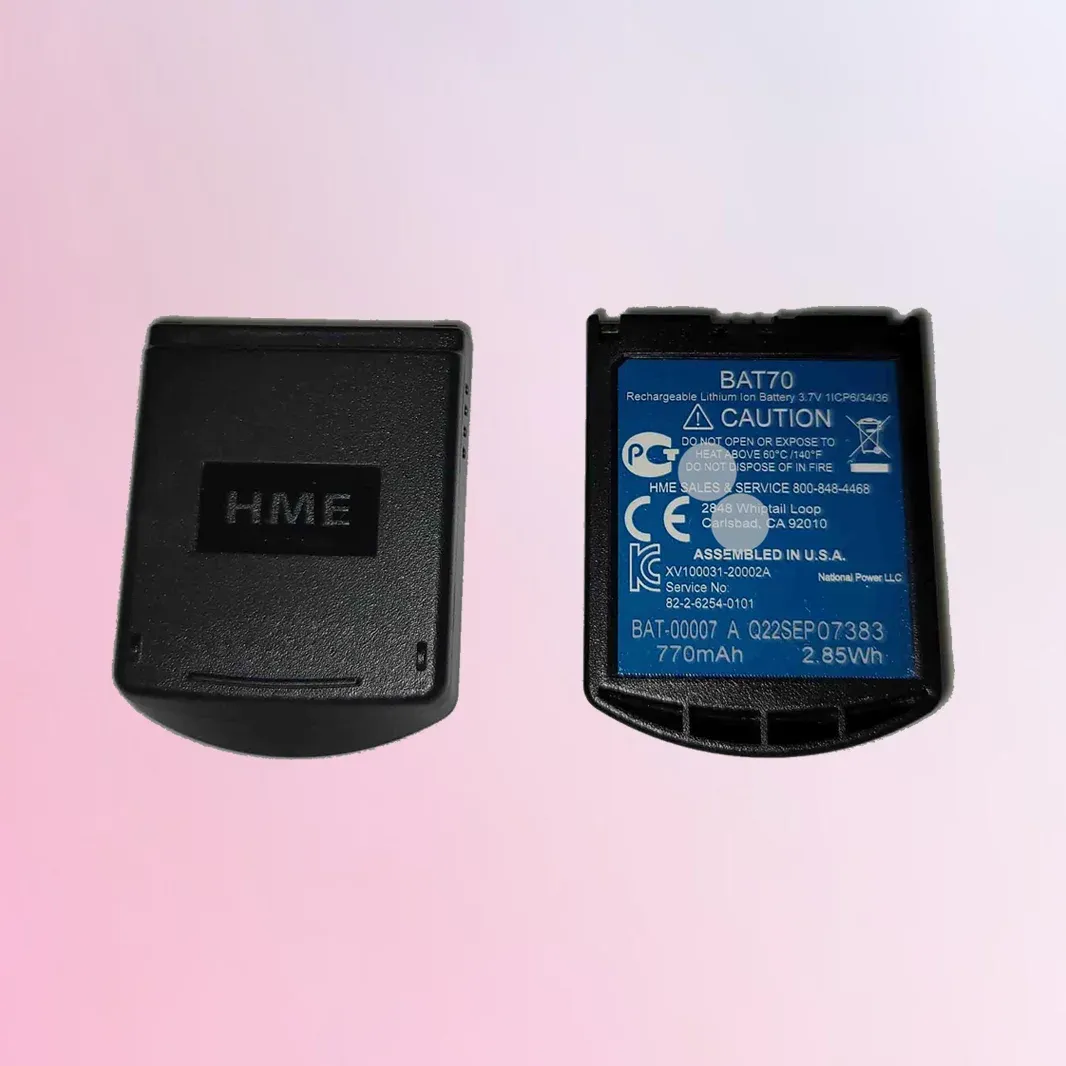 HME BAT70 - p/n: 104G070 - NEXEO Resold Open Box 1 Year Open Box 3ME QSR Non-Manufacturer Warranty