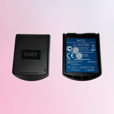 HME® BAT70 - p/n: 104G070 - NEXEO Resold Open Box 1 Year Open Box 3ME QSR Non-Manufacturer Warranty HME® BAT70 - p/n: 104G070 - NEXEO Resold Open Box 1 Year Open Box 3ME QSR Non-Manufacturer Warranty