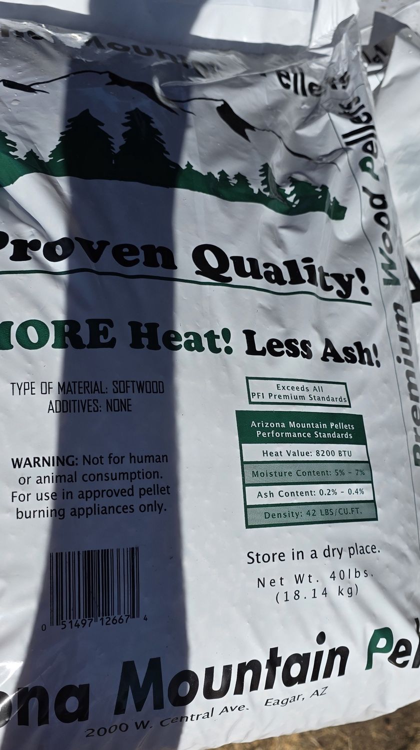 Arizona Mountain Wood Pellets 40lb