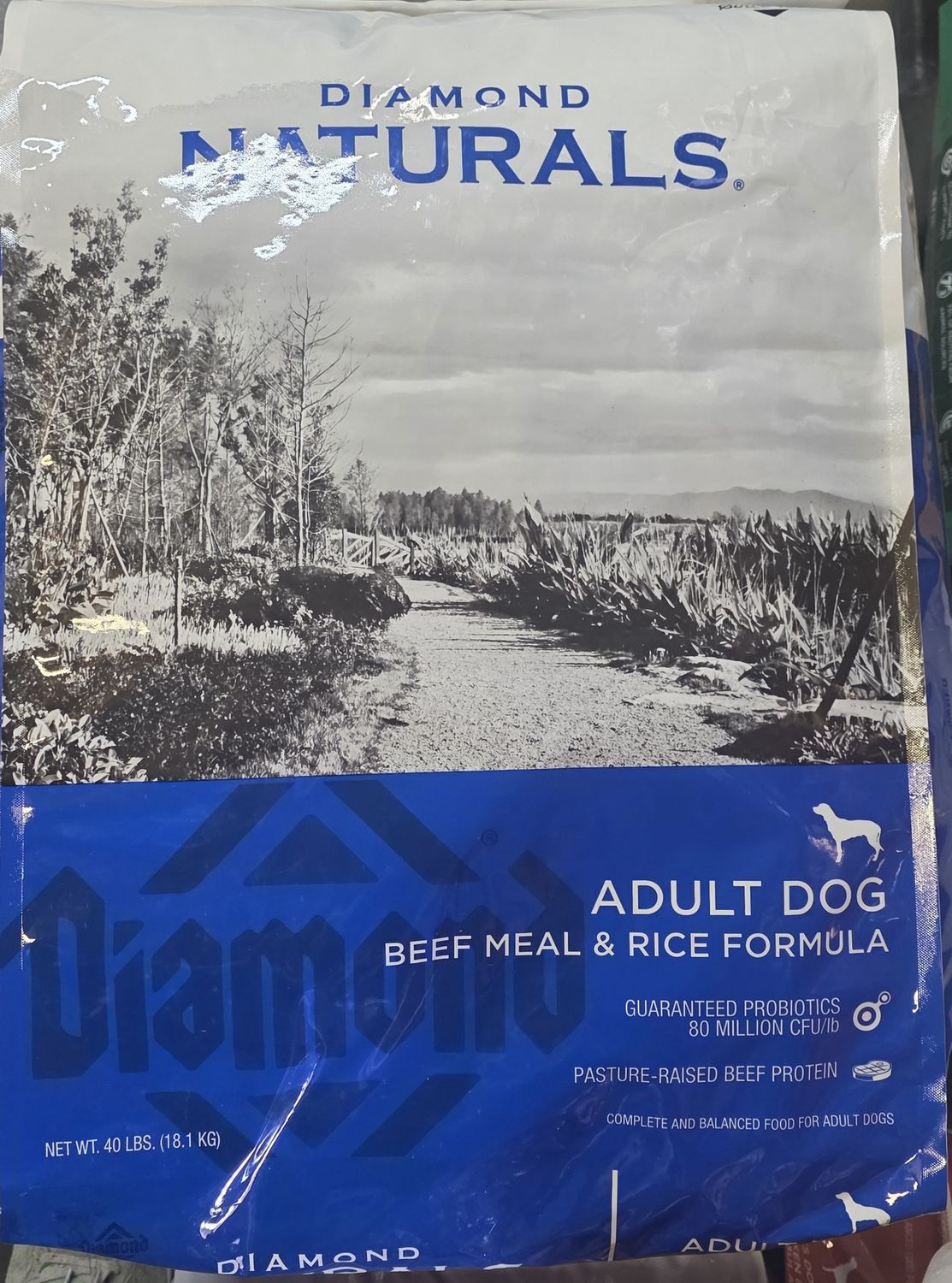 Diamond Nat Adult Beef &amp; Rice 40lb
