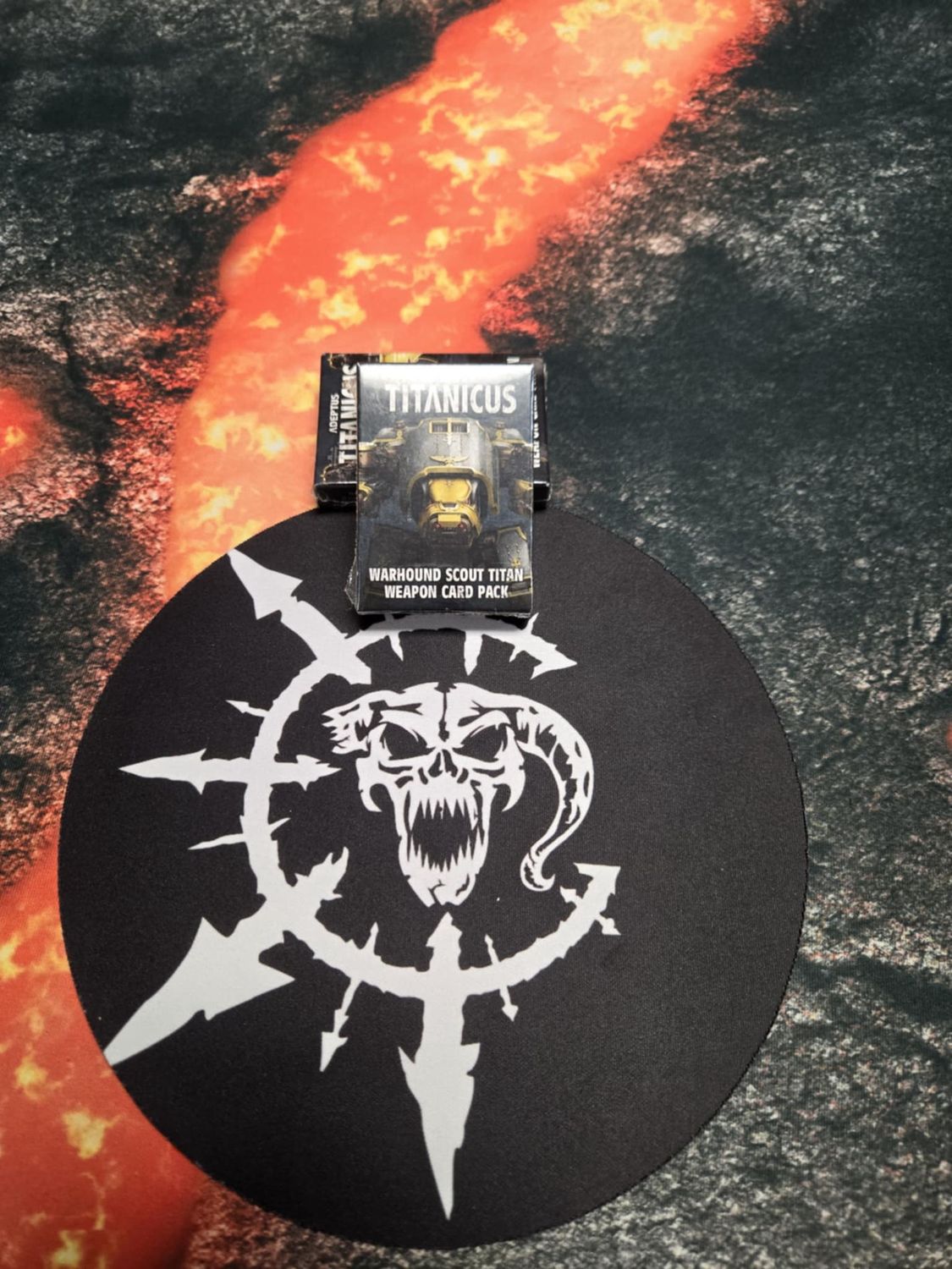 Adeptus Titanicus Warhound Scout Titan Weapon Card Pack