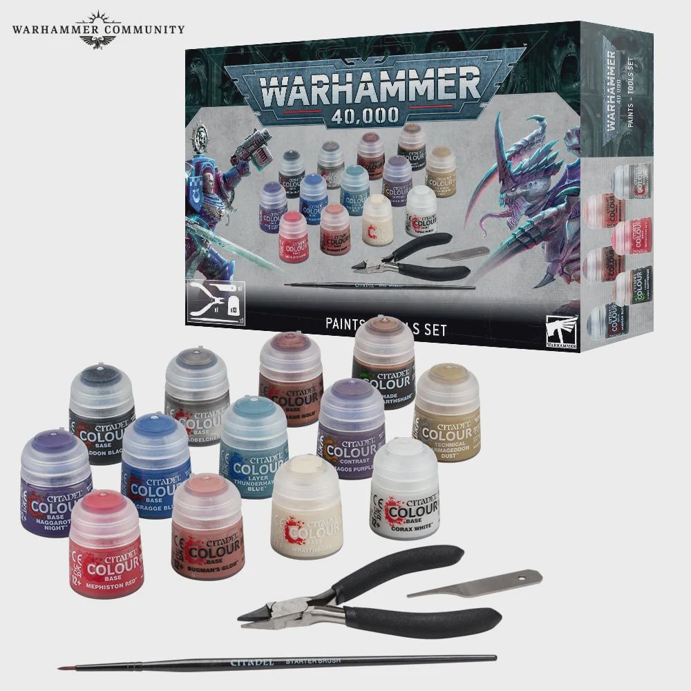 40K Paints + Tools