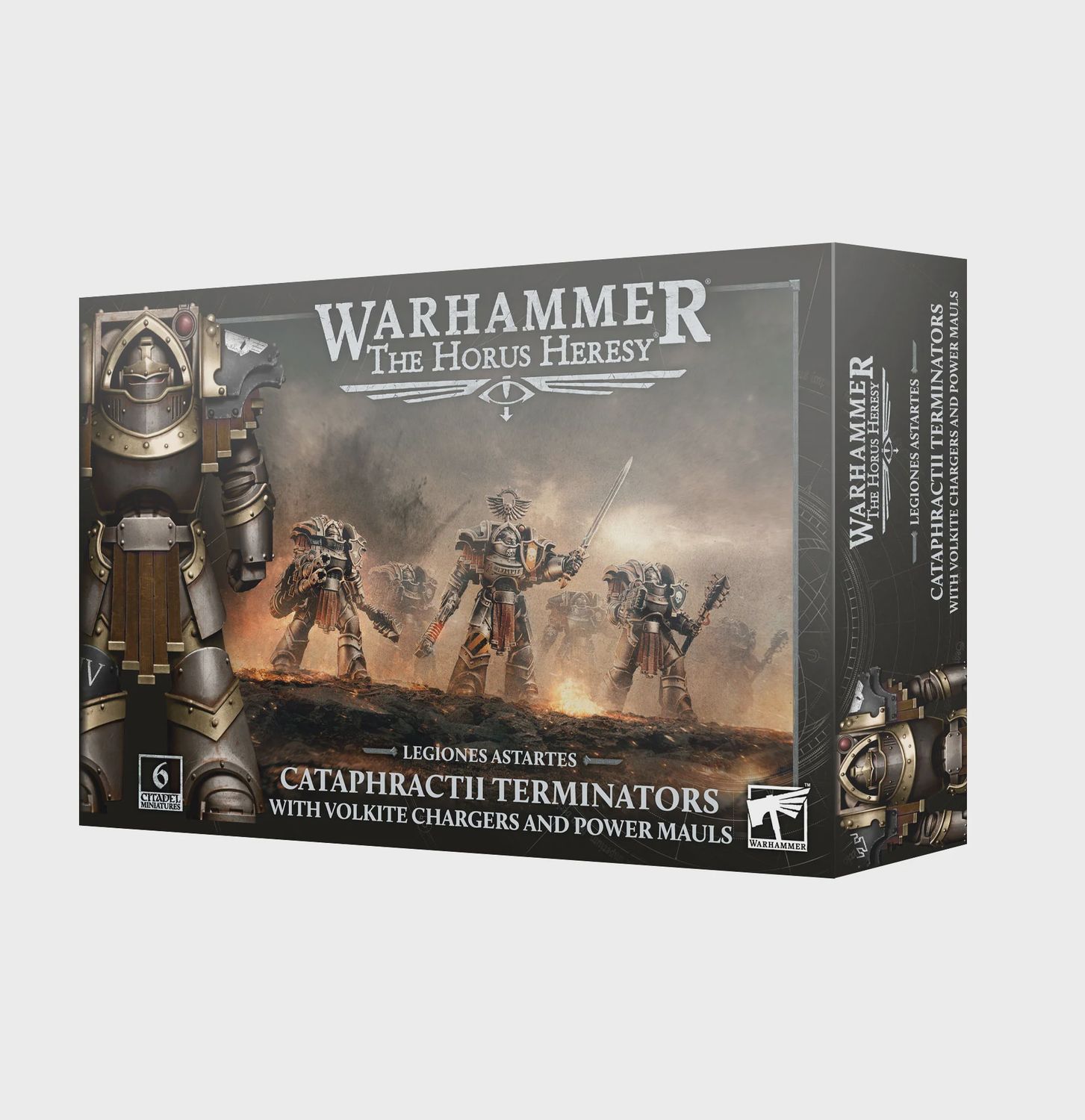 Cataphractii Terminators with Volkite Chargers and Power Mauls