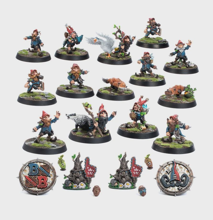 Gnome Blood Bowl Team: The Glimdwarrow Groundhogs