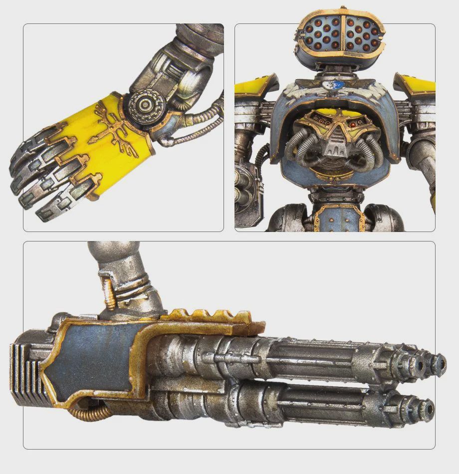 Reaver Titan Weapons: Gatling Blaster, Power Fist, Laser Blaster And Apocalypse Missile Launcher