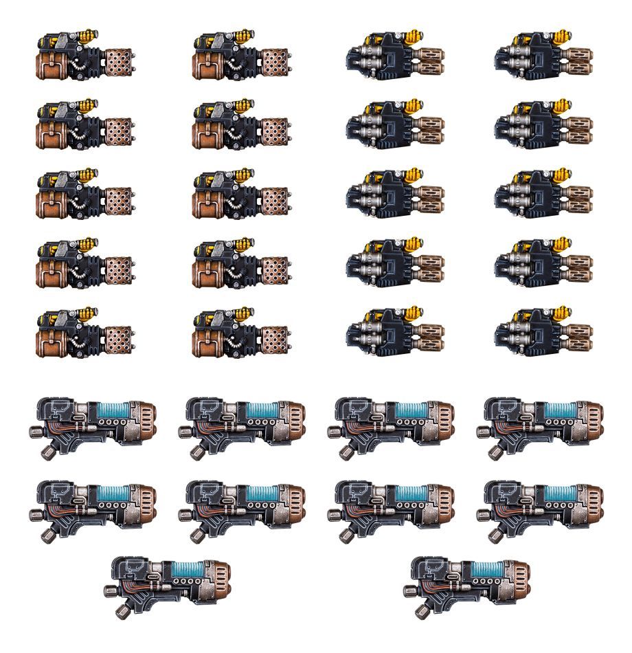Heavy Weapons Upgrade Set – Heavy Flamers, Multi-Meltas, And Plasma Cannons