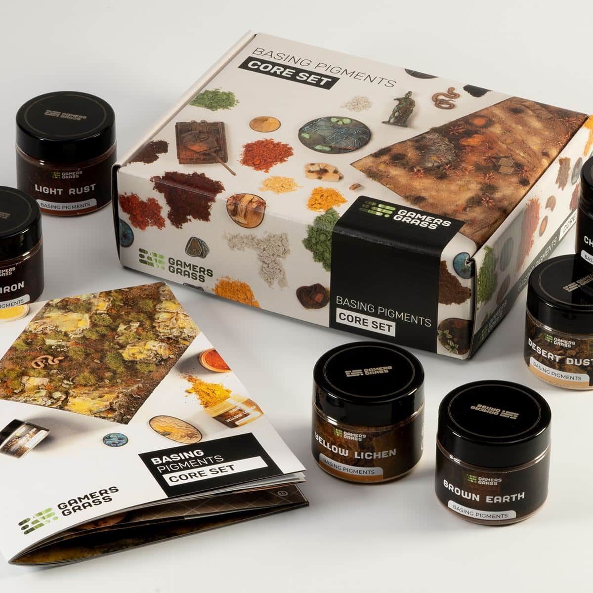 GamersGrass - Basing Pigments Core Set