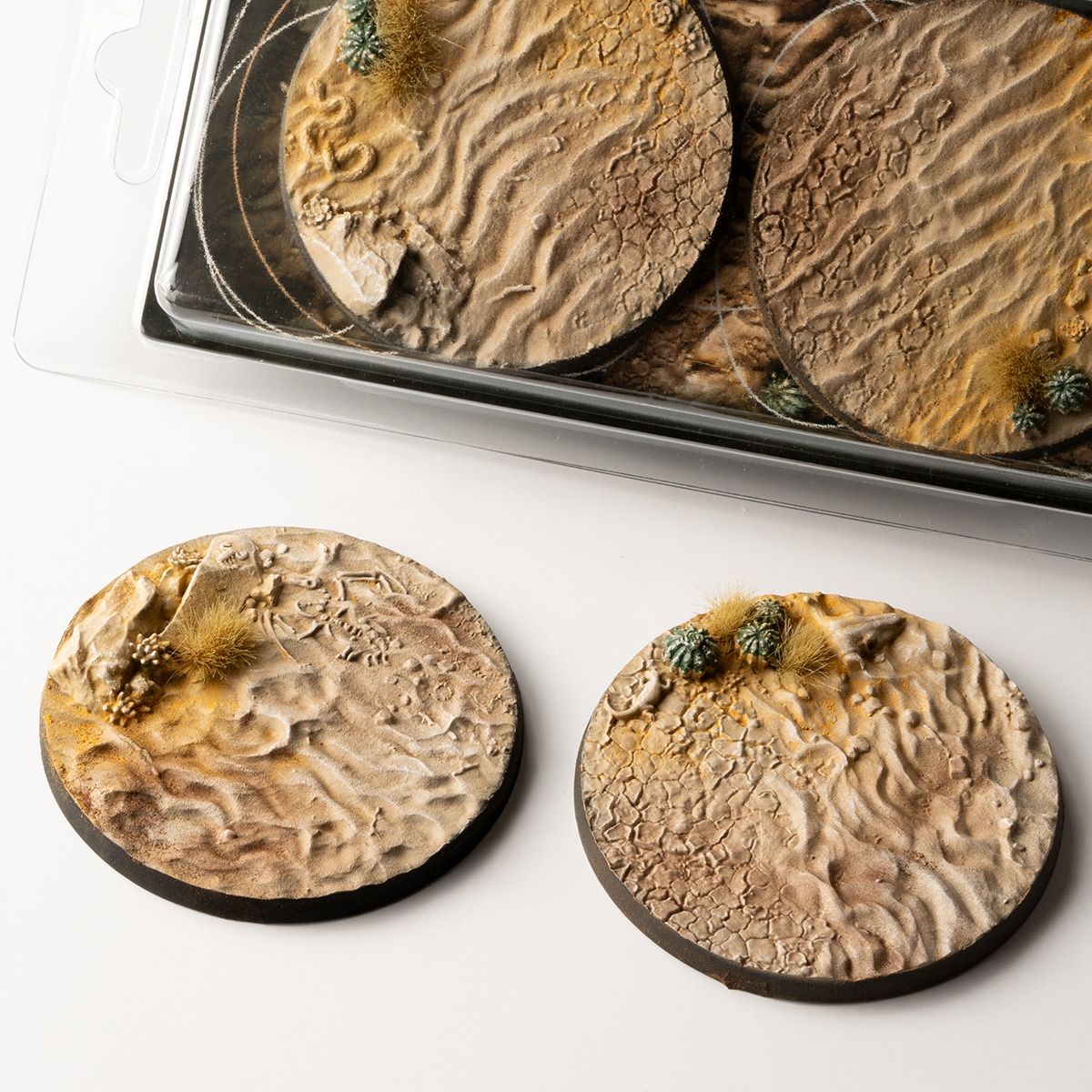 GamersGrass - Deserts of Maahl Bases, Round 60mm (x2)